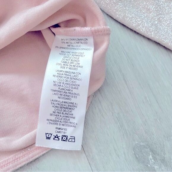 Calvin Klein Pink Square Neck Top XL - Picture 4 of 5